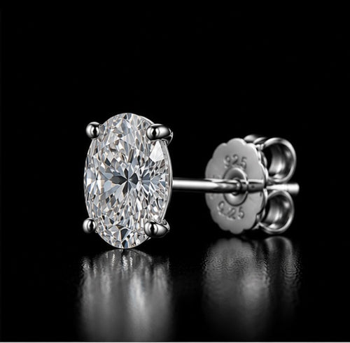 Oval Shaped Earrings